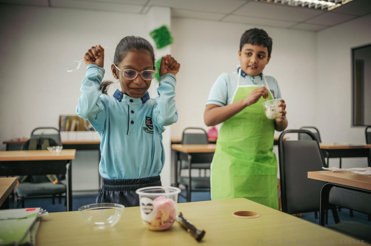 Year 6 pupils taking pride in their food business