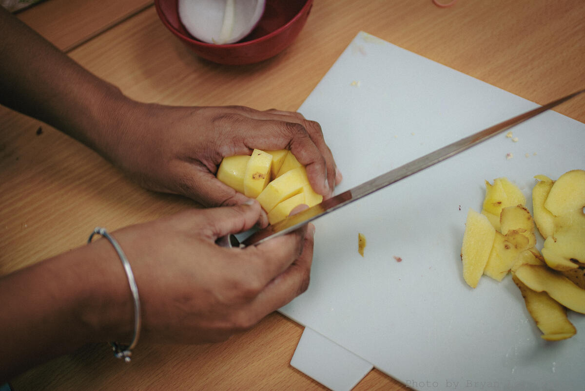 Traditional Malaysian kuih on a plate for Merdeka